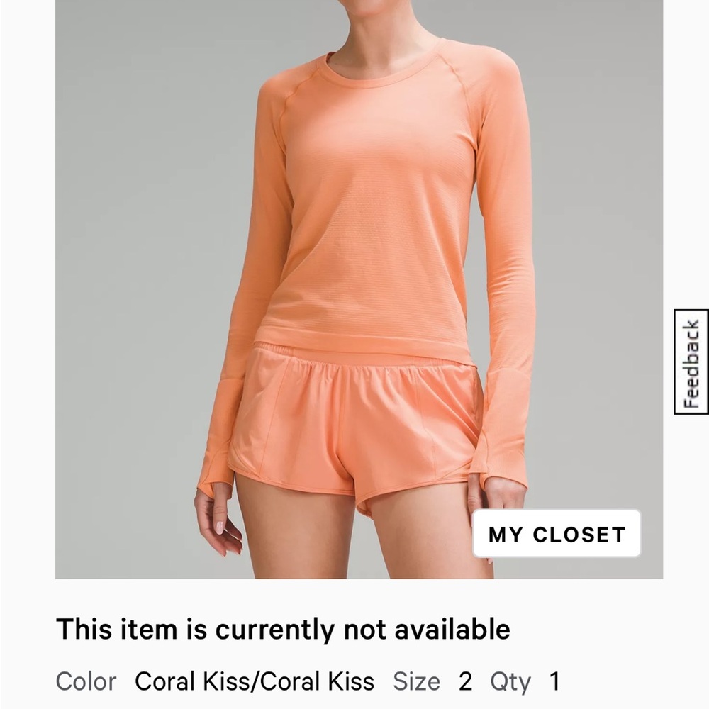 NWT Lululemon Swiftly